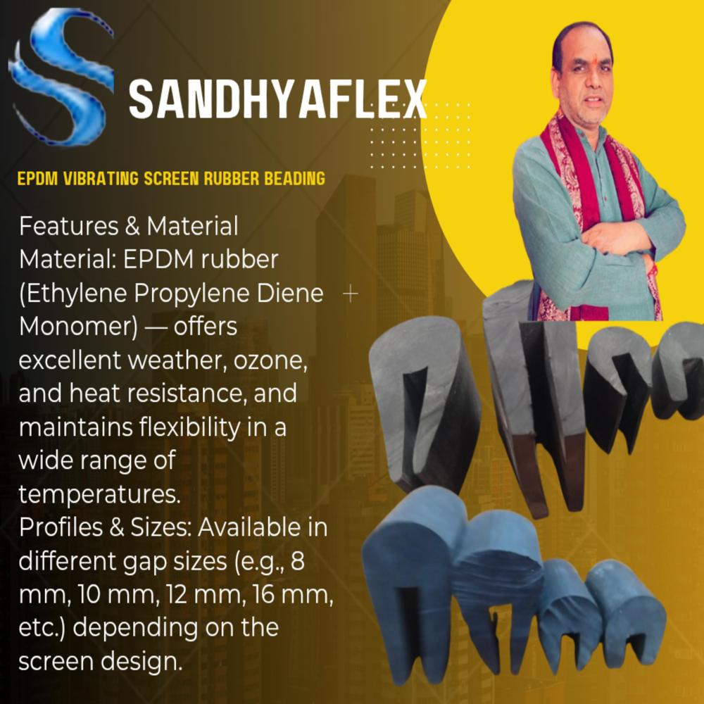 Vibrating Screen Rubber Beading