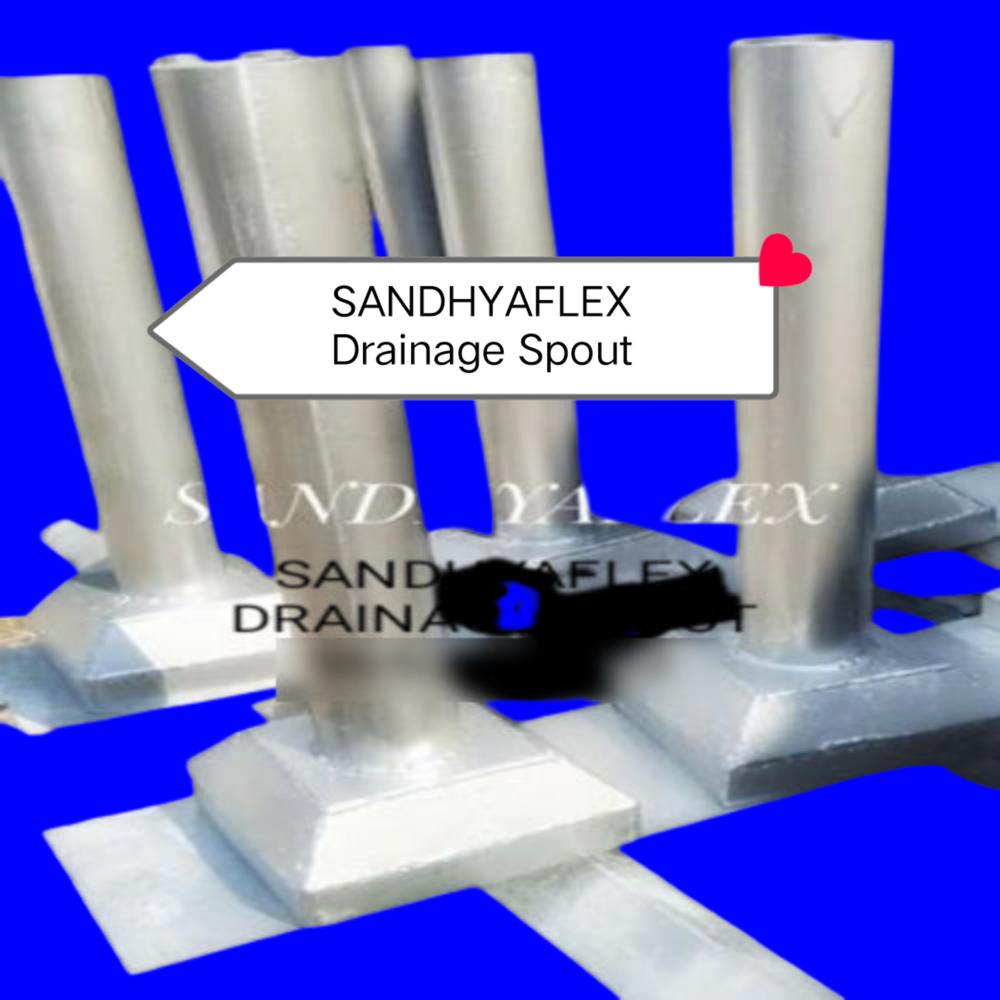Drainage Spout - Hdpe 2 Inch 150mm Length White, Anti-leak, Impact Resistant, Uv Stabilized