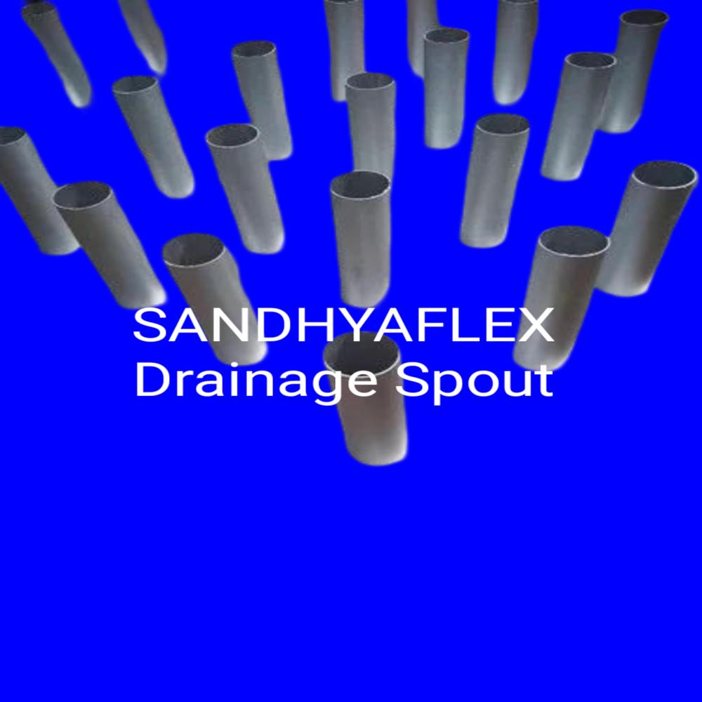 Drainage Spout - Hdpe 2 Inch 150mm Length White, Anti-leak, Impact Resistant, Uv Stabilized