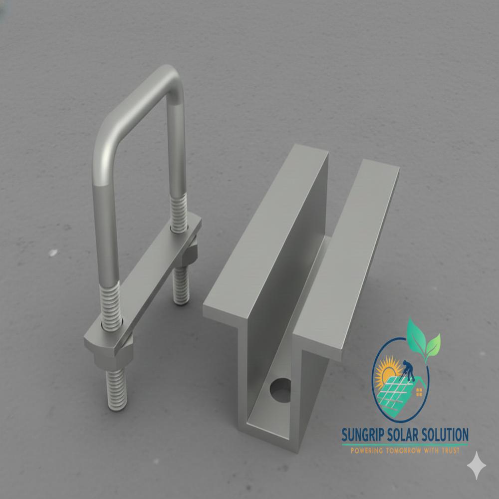 Aluminium U Solar Panel Mid Clamps
