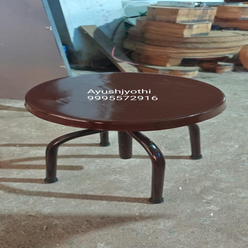 Height Adjustable Stool - Color: Brown