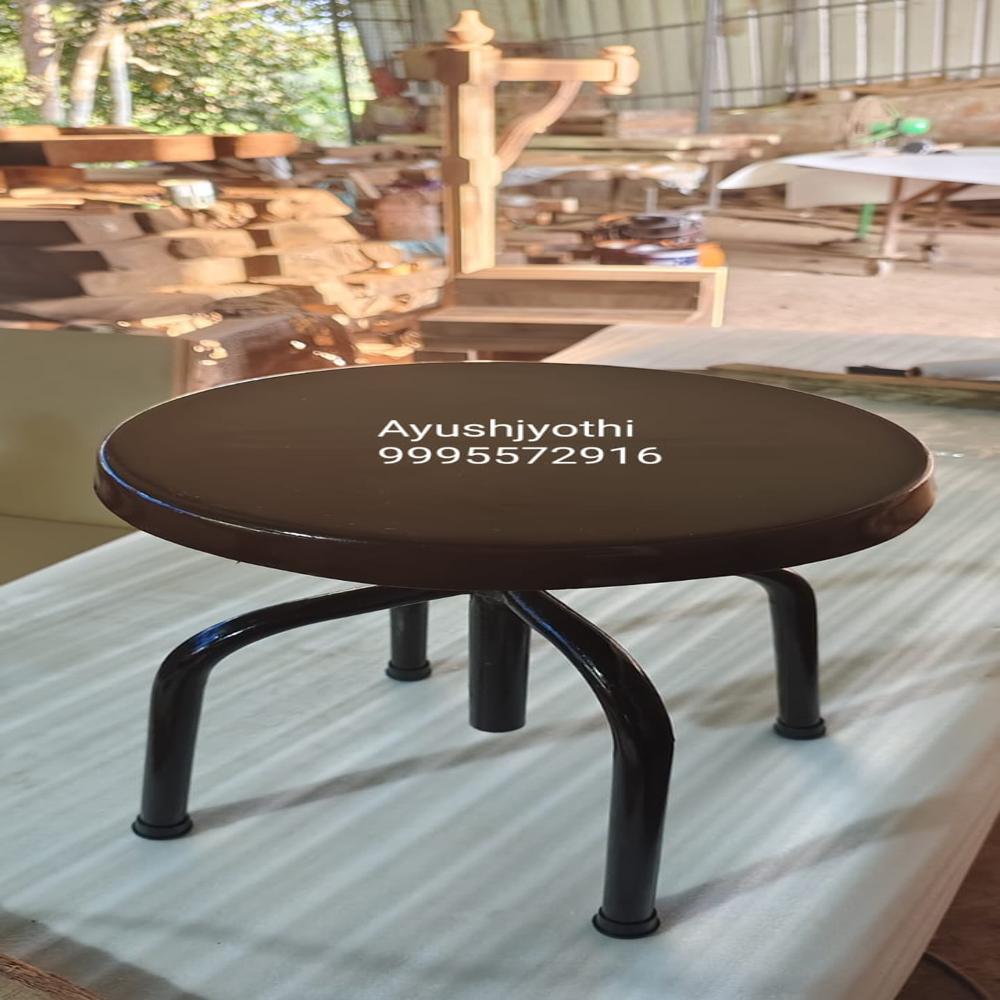 Height Adjustable Stool - Color: Brown