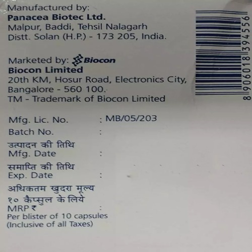 Tacrograf 0.5 mg Capsule