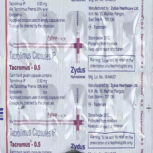 Tacromus 0.5 mg Capsule