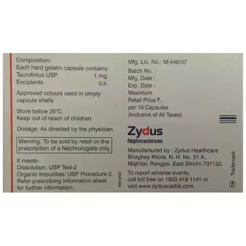 Tacromus 1 mg Capsule