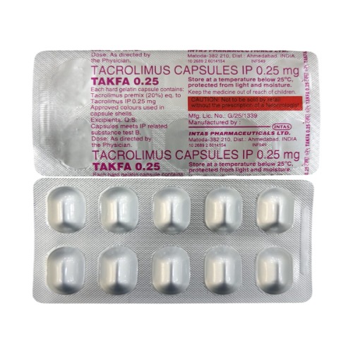 Takfa 0.25 mg Capsule
