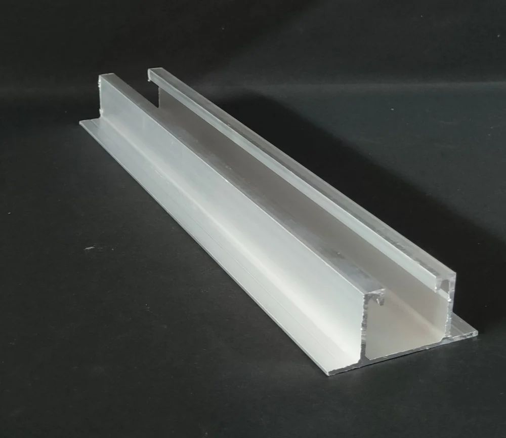 Aluminum Micro Monorail Solar Panel Mounting Structure Rail