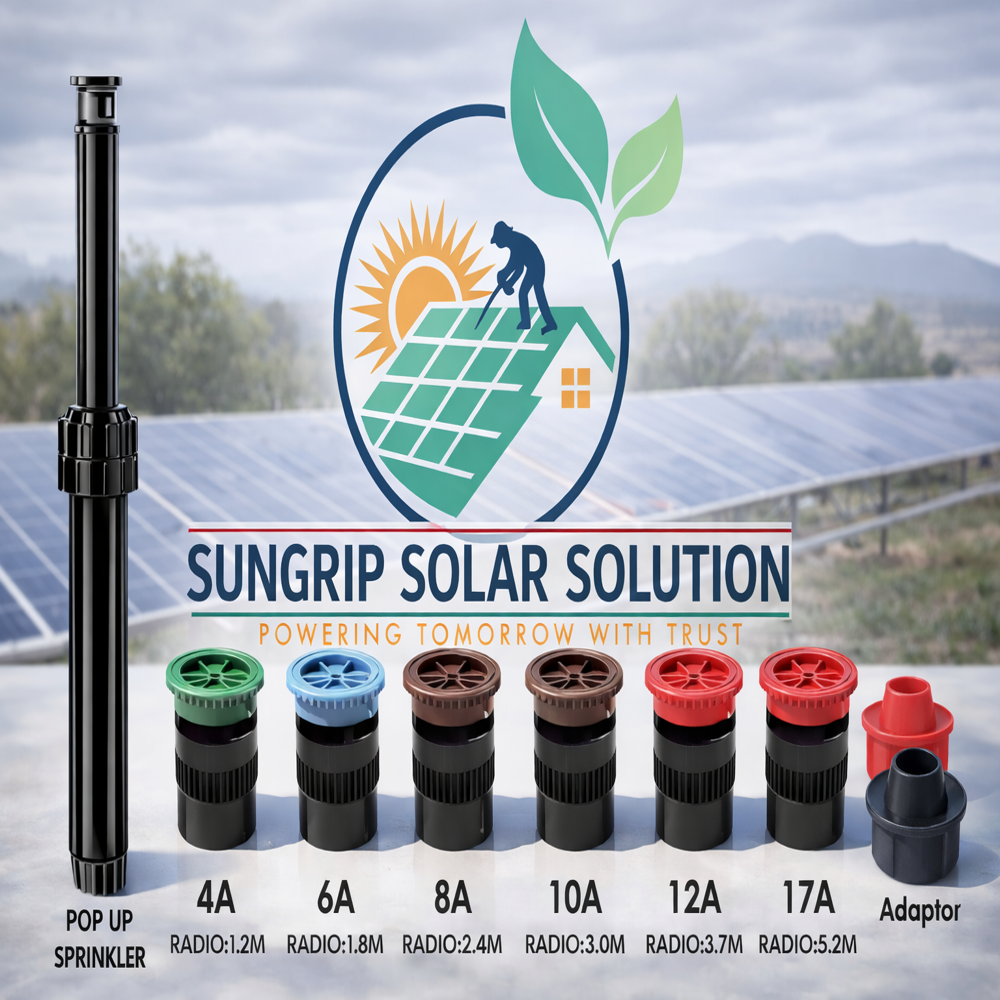 Adjustable Solar Panel Cleaning Spray Nozzle