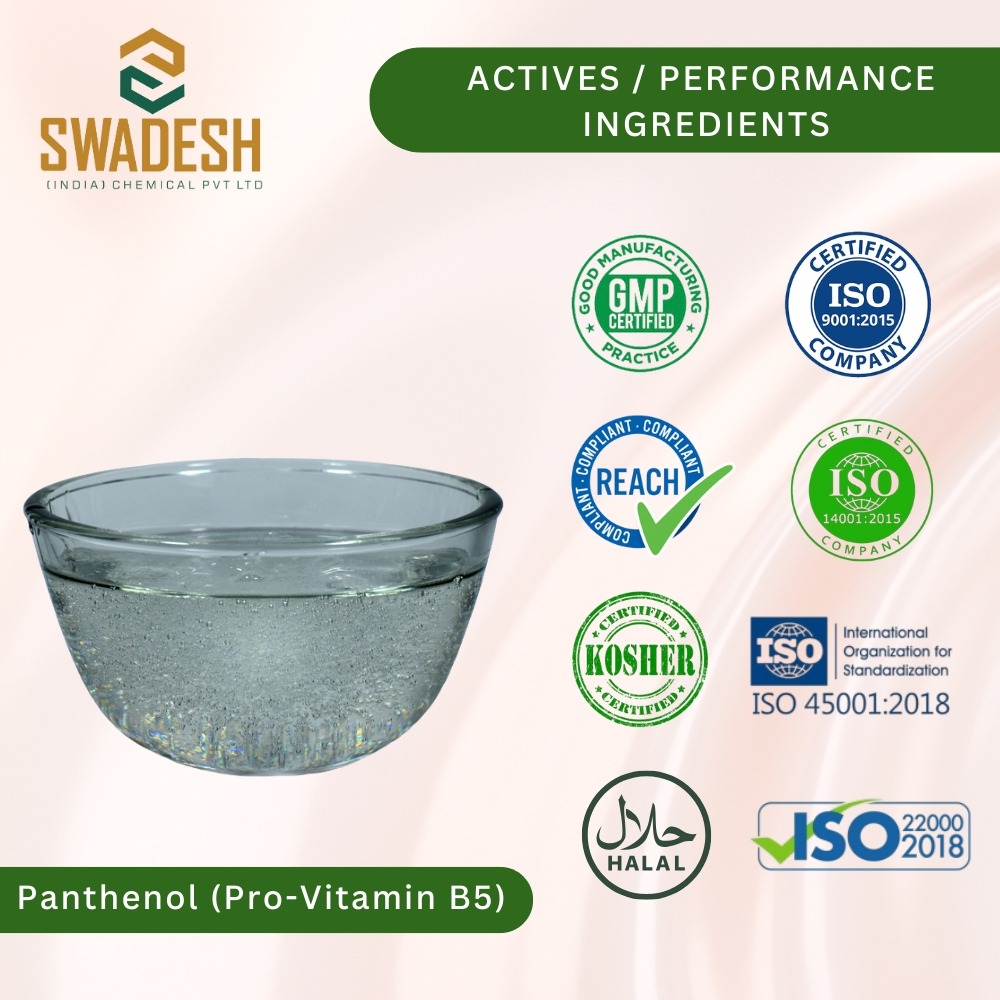 Panthenol (pro-vitamin B5) - Ingredients: Chemicals