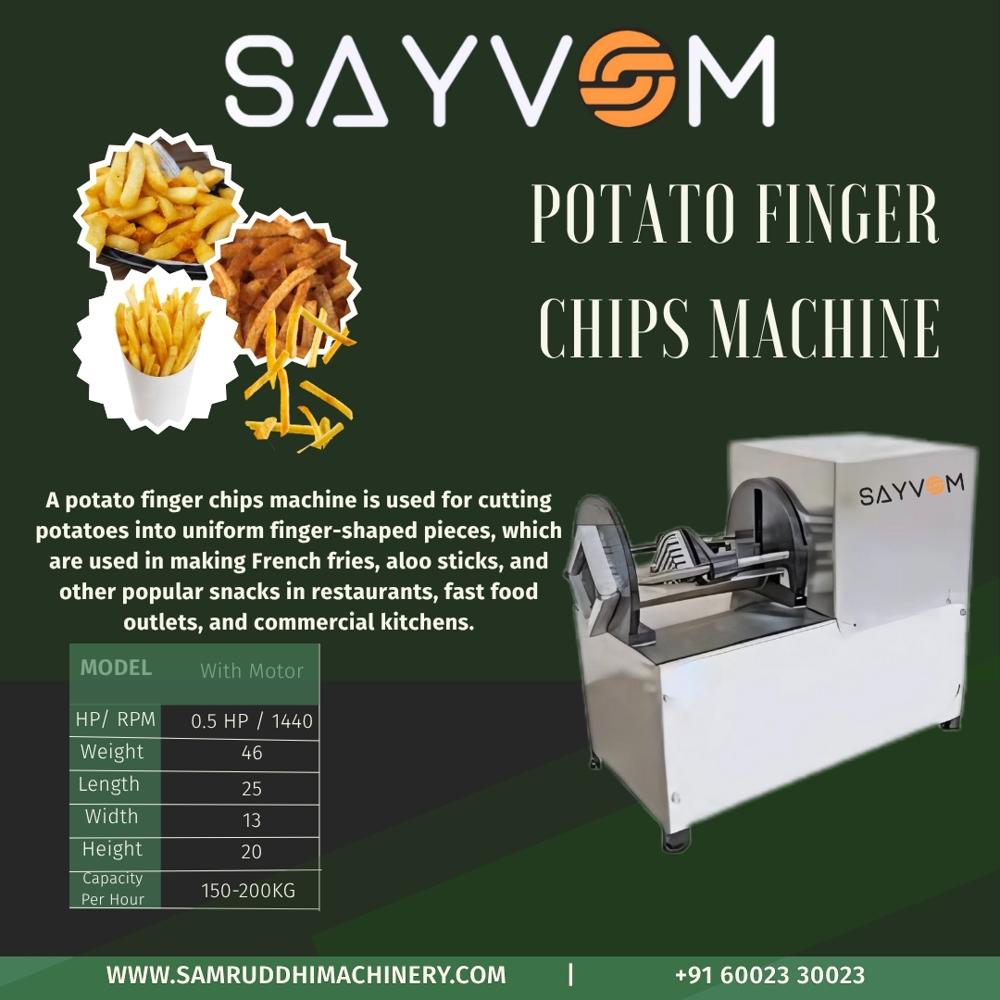 Finger Chips Machine With Motor