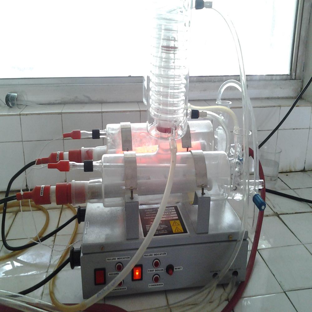 Double Glass Water Distillation Unit