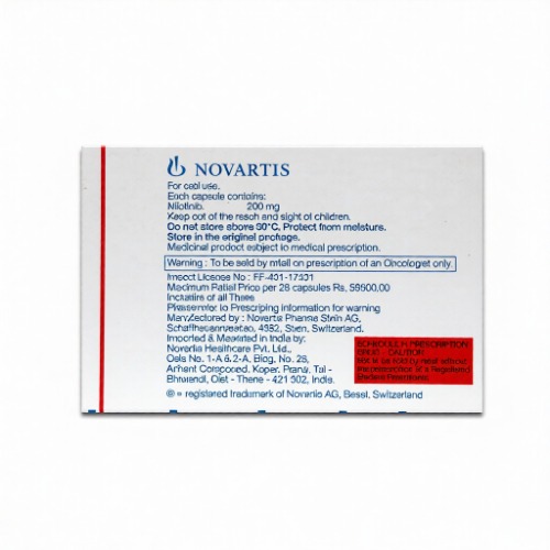 Tasigna 200 Mg Capsule - Recommended For: Doctor