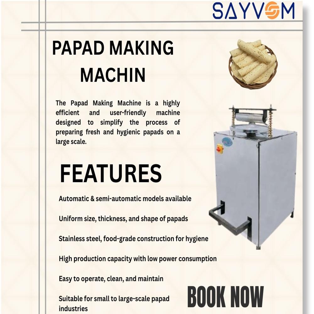 Papad Making Machine