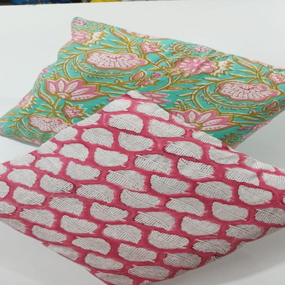 Indigo Bagru Printed Cotton Fabric