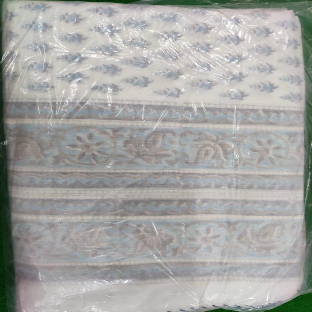 Printed Cotton Dohar - Size: Queen