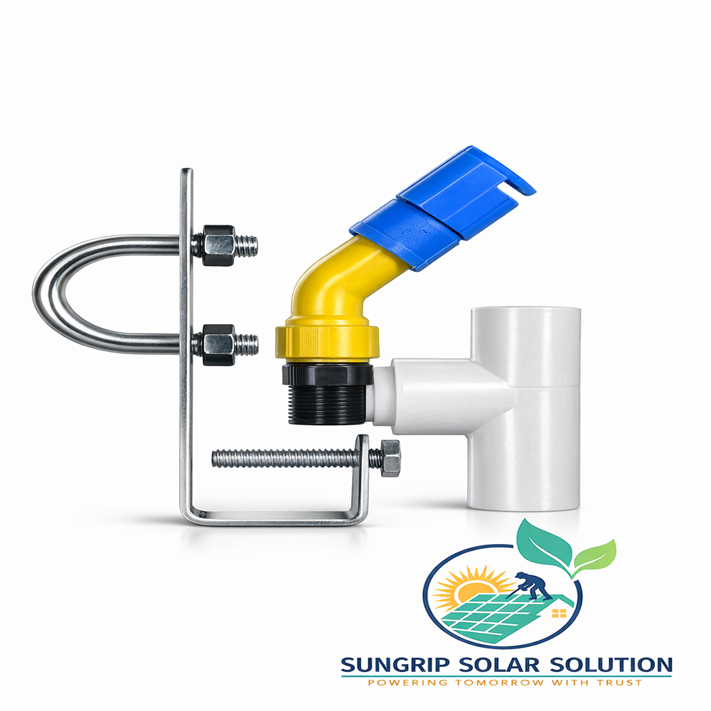 Solar Panel Cleaning L Clamp