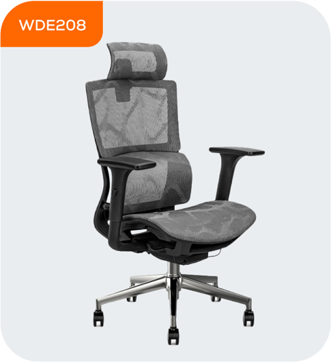 Wde208 High Back Mesh Executive Chairs - Color: As Per Requirement