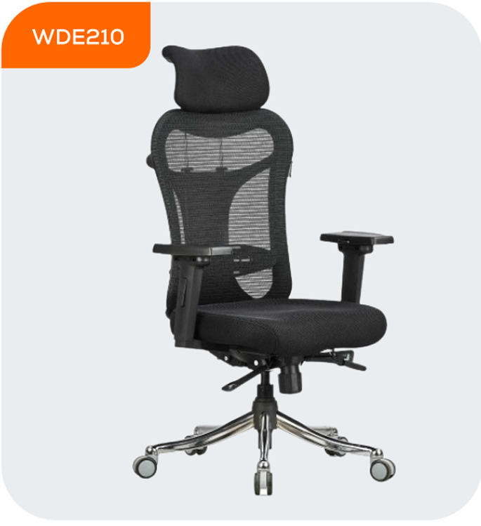 Wde210 High Back Mesh Executive Chairs - Color: As Per Requirement