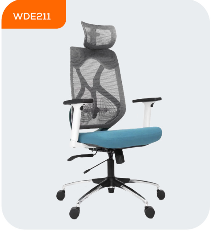 Wde211 High Back Mesh Executive Chairs - Color: As Per Requirement