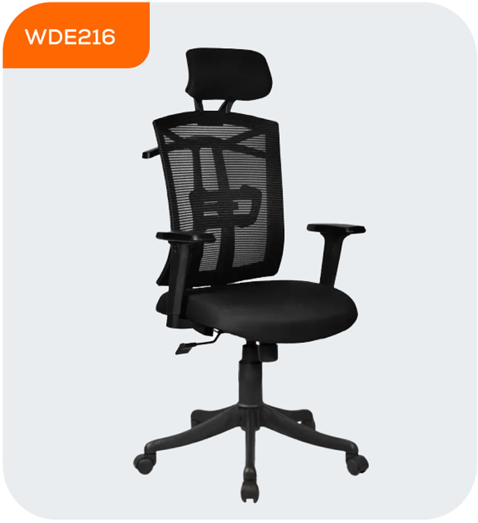 Wde216 High Back Workstation Chairs - Color: As Per Requirement