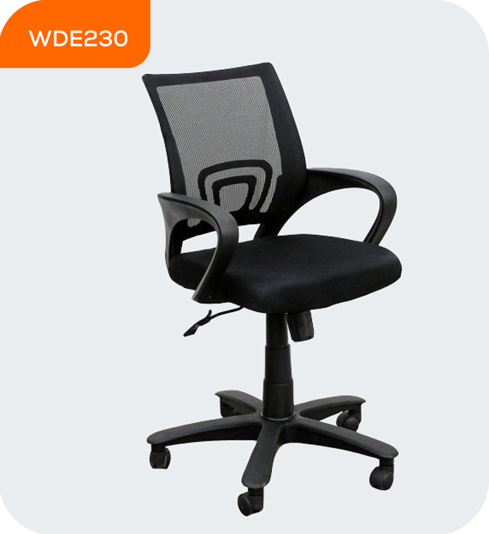 Wde230 Lower Back Workstation Chairs - Color: As Per Requirement