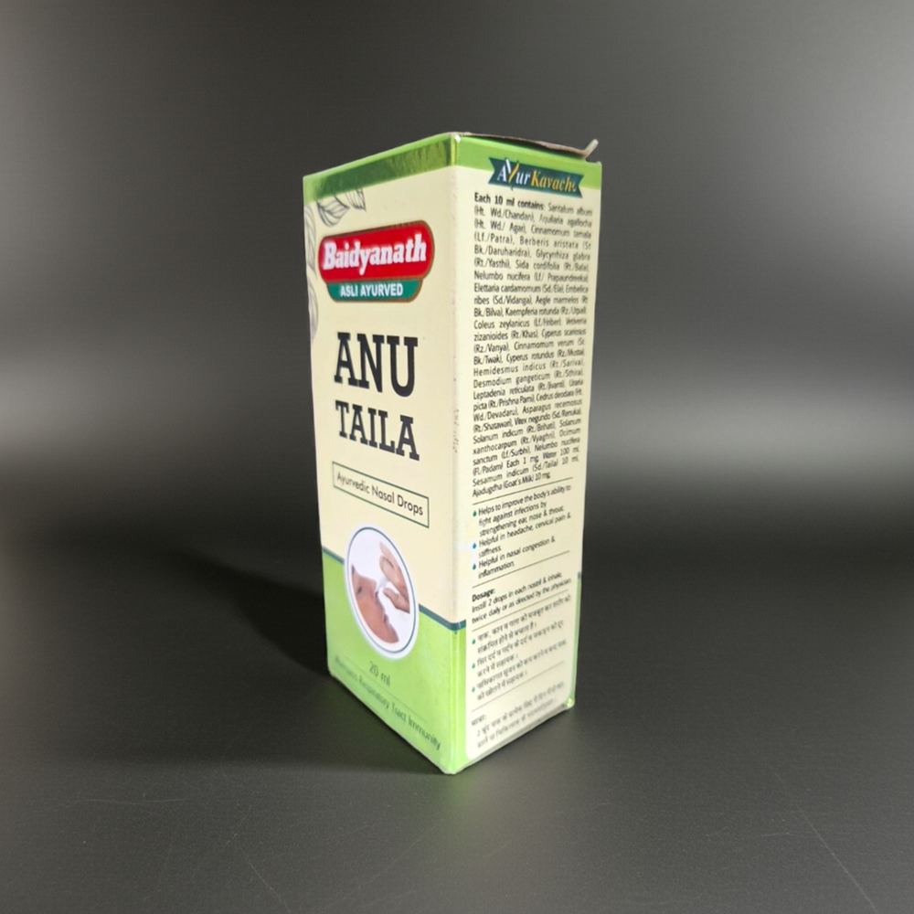Baidyanath Anu Taila 20ml - Age Group: For Adults