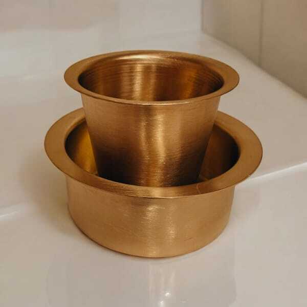 Brass Coffee Dabra - Color: Golden