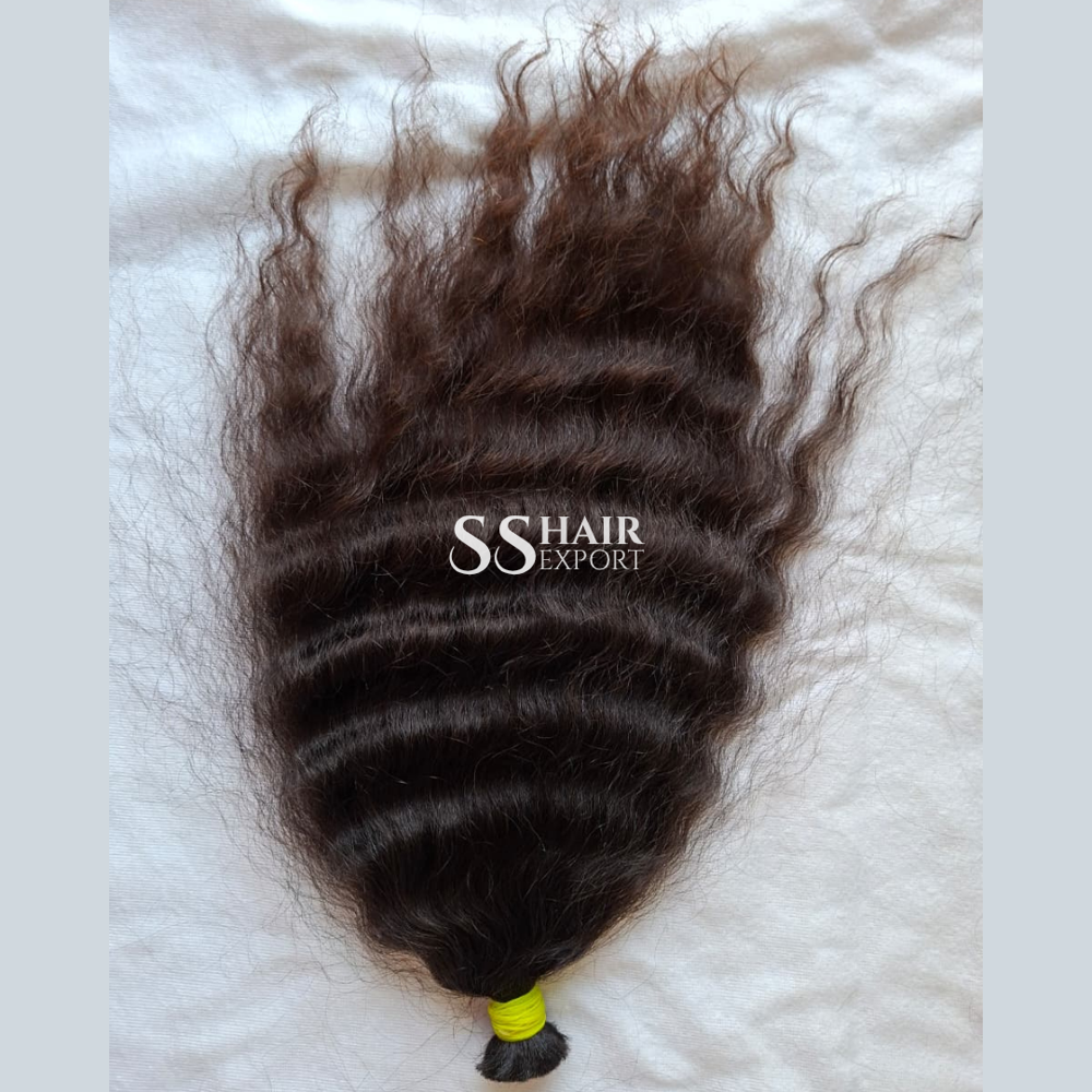 Curly Hair Bulk Human Hair Virgin Indian Natural Unweft Weaving Braids