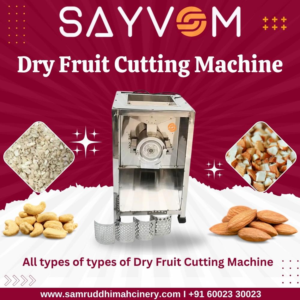 Dry Fruit Tukda Cutting Machine