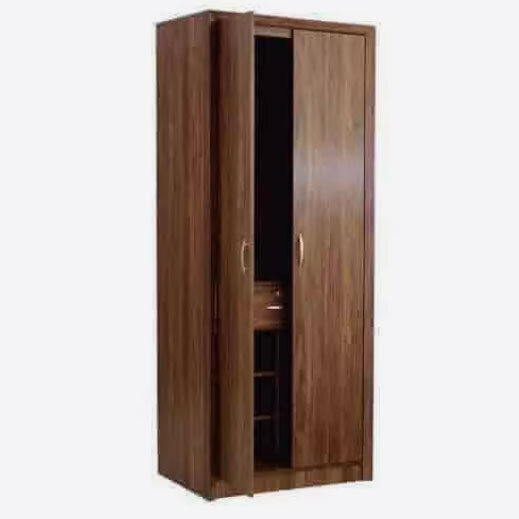 Double Door Wooden Cupboard For Home ( Brown )