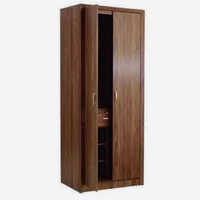 Double Door Wooden Cupboard For Home ( Brown )