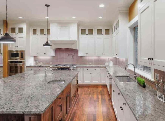 Parallel Shaped Granite Modular Kitchen