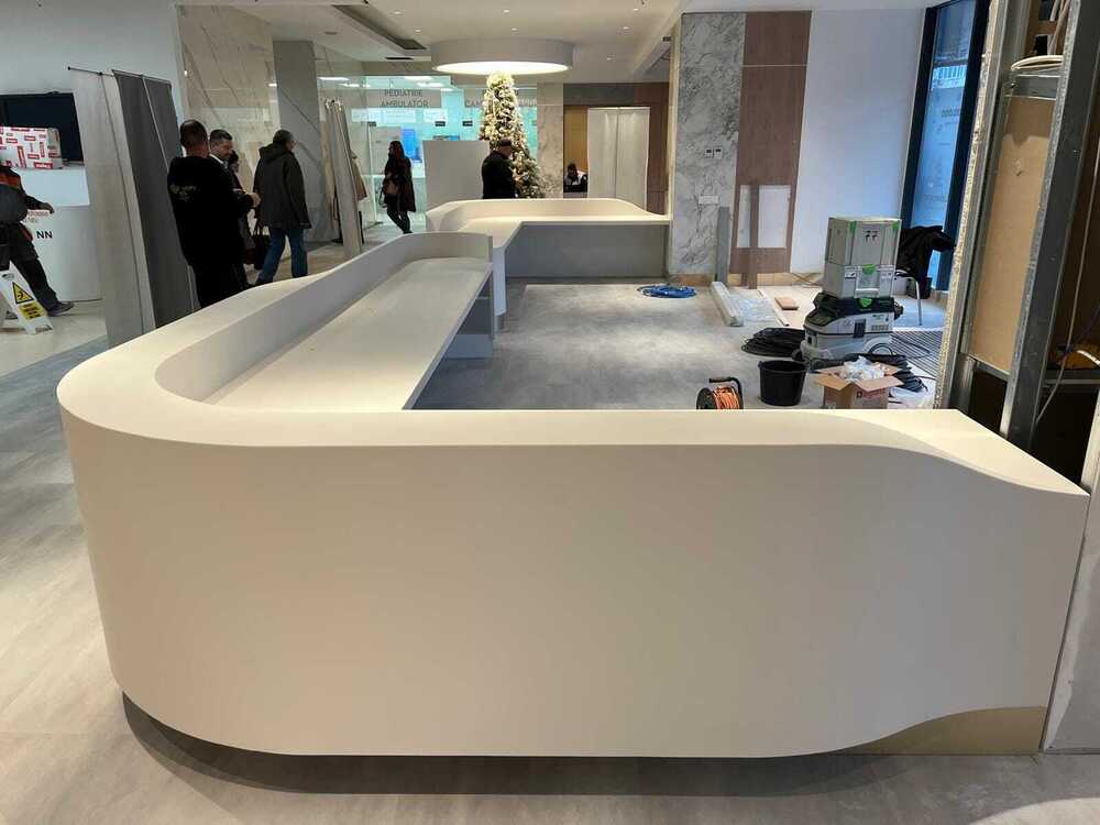 Corian Reception Front Desk
