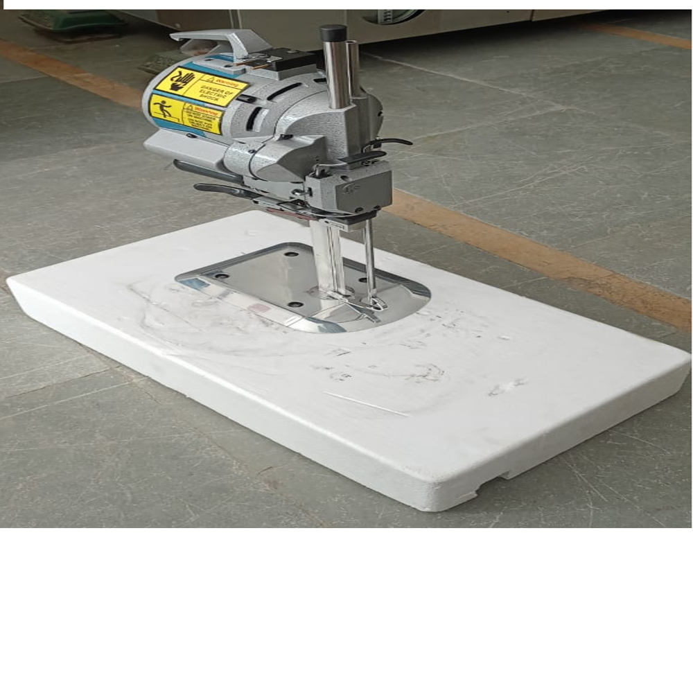 Straight Knife Cutting Machine - Color: Silver
