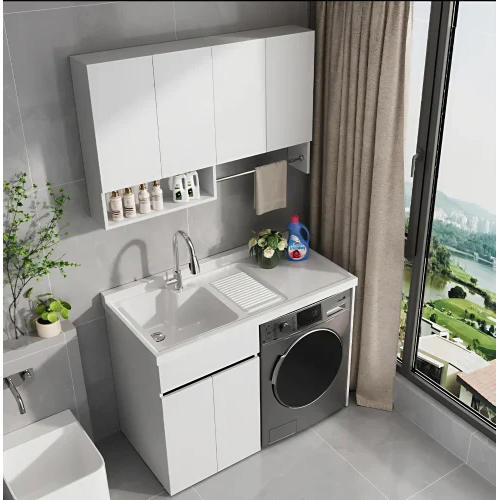 Laundry Sink - Color: Cream