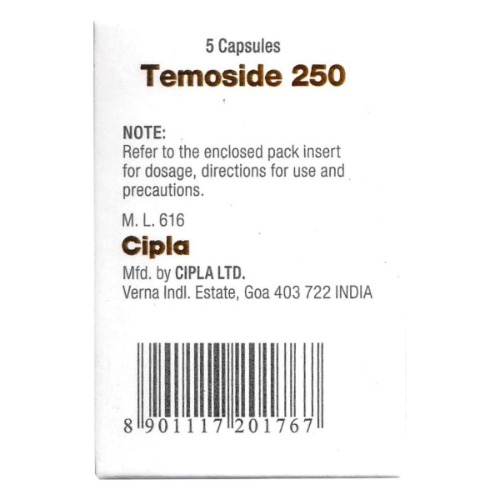 Temoside 250 Mg Capsule - Recommended For: Doctor