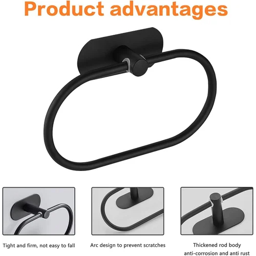 JABON Self Adhesive Ring Black