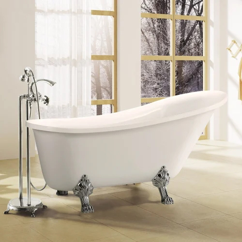 Jabon Lancy White Free Standing Bath Tub
