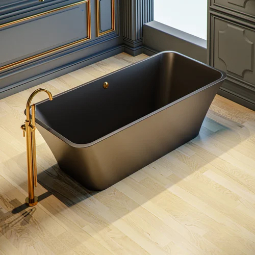 JABON Eris Black Free Standing BathTub