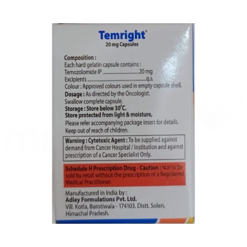 Temright 20 Mg Capsule - Recommended For: Doctor