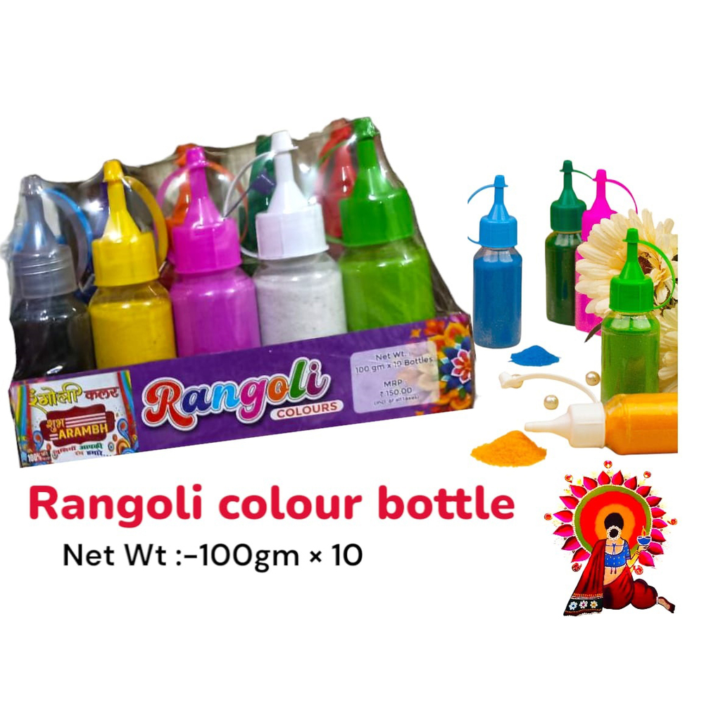 Sudarshan 100g Rangoli Colour Bottle