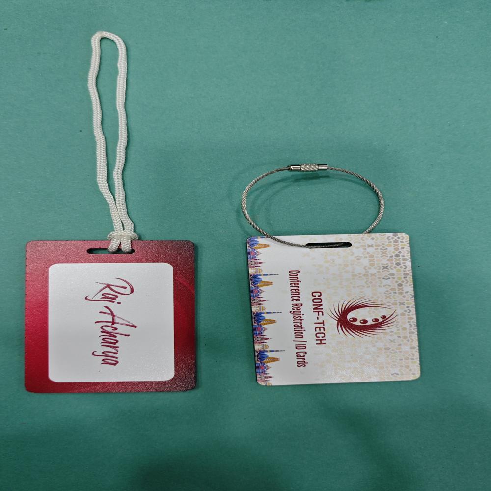 Mdf Luggage Tag - Color: Multicolor