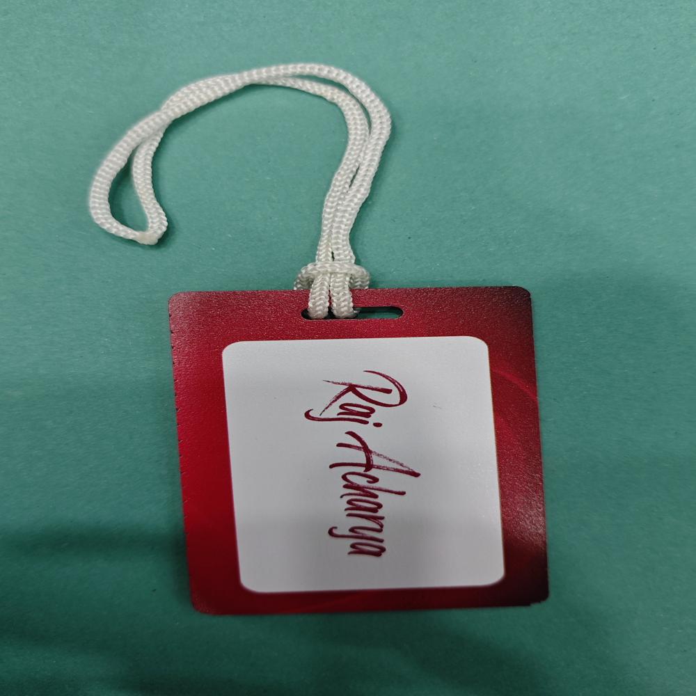 MDF Luggage Tag