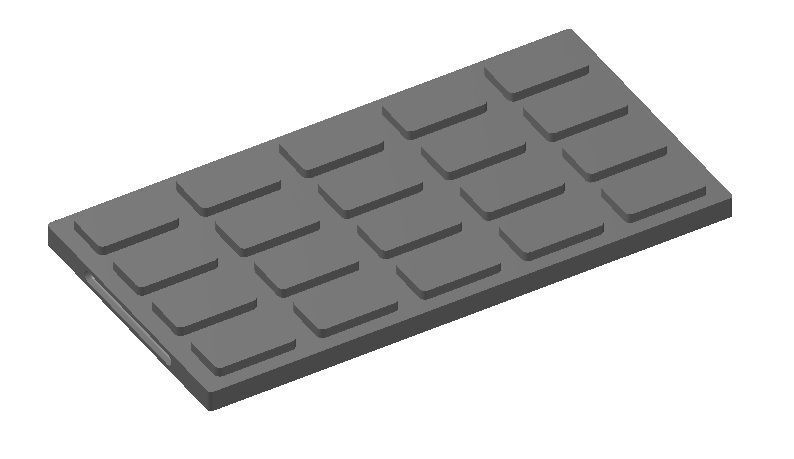 200 Gm Gold And Silver Cavity Mould