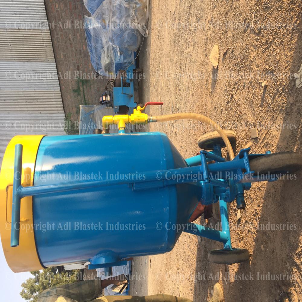 portable abrasive blaster shot blasting machine