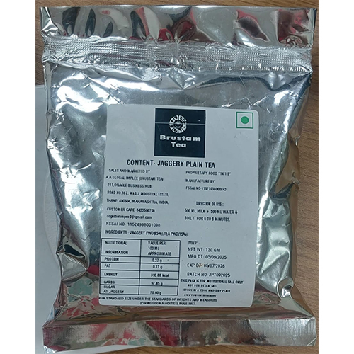 Brustam Jaggery Plain Tea - Color: Brown