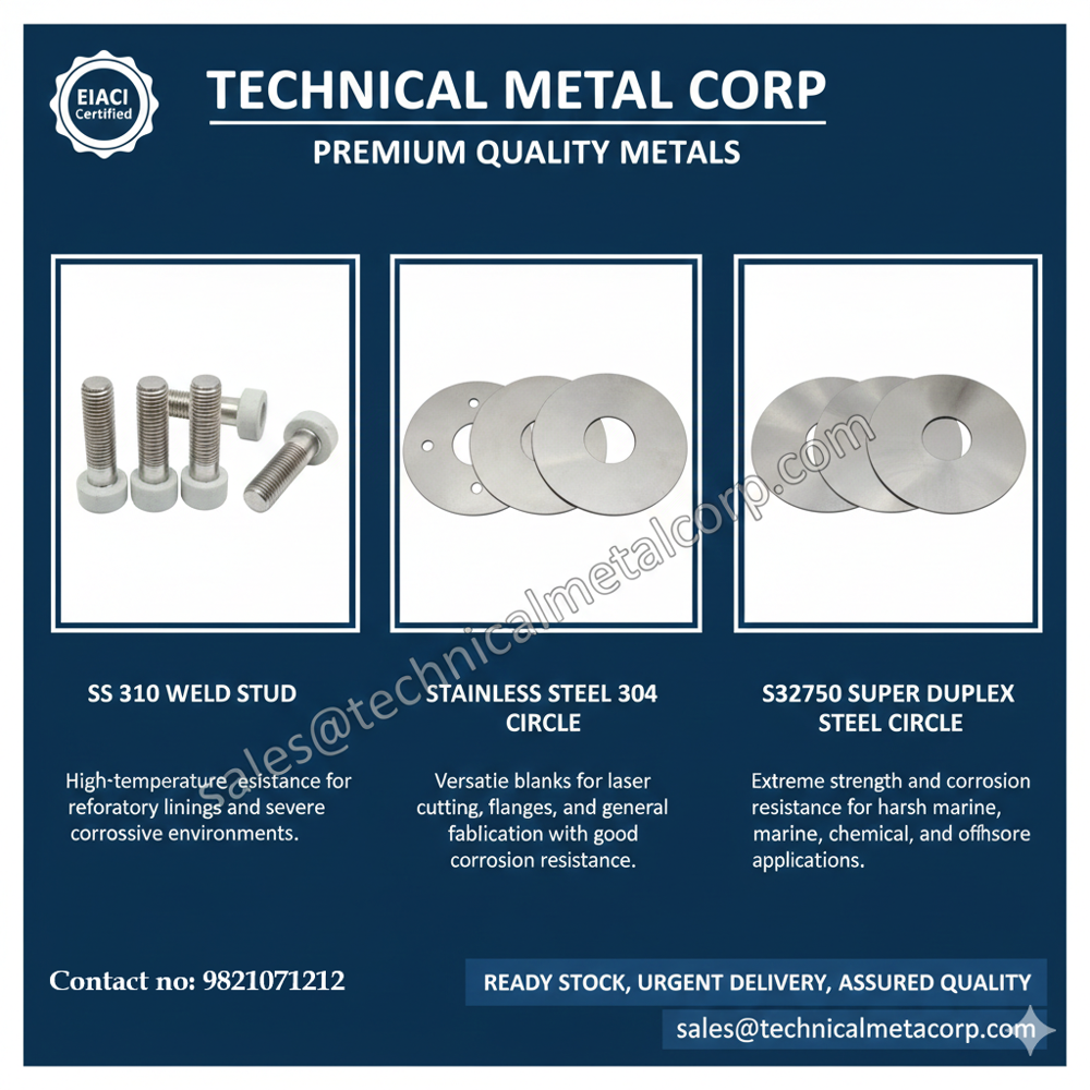 S S 310 Weld Stud - Stainless Steel, Round Shape, Galvanized Surface Treatment, Gray Color | 1 Year Warranty, Versatile Weld Stud Solution