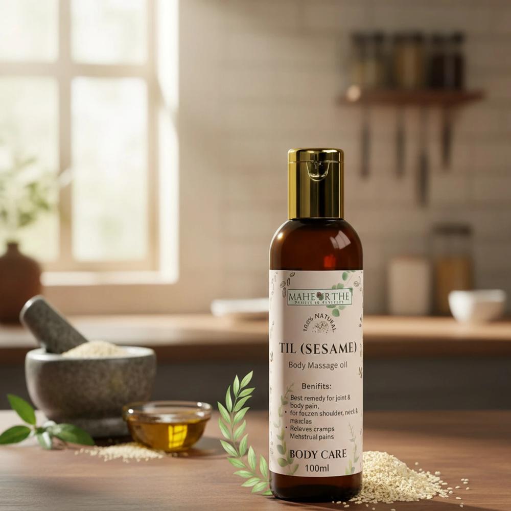 Sesame Body Massage Oil - Age Group: All Age Groups