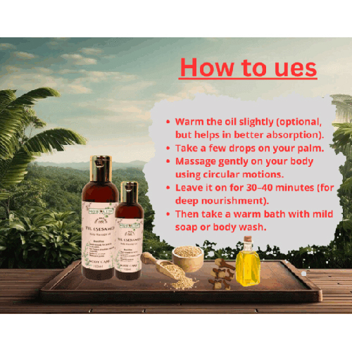 Sesame Body Massage Oil