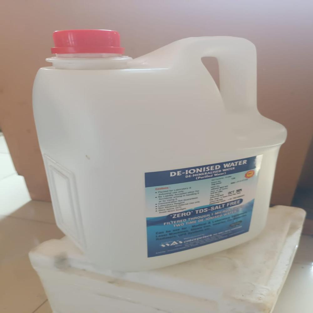 De-ionised Water - Color: Colorless
